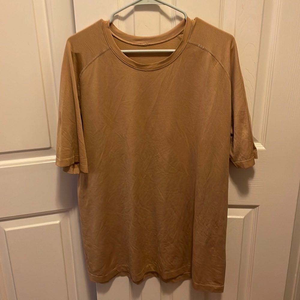 lululemon | Metal Vent Tech Short Sleeve Shirt 2.0 - Wheat Yellow | Mens XXL